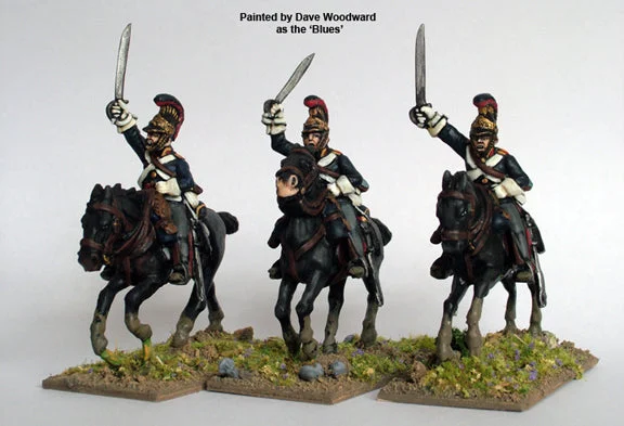 Perry Miniatures Napoleonic British Household Cavalry Charging 28mm Scale Model Metal Figures