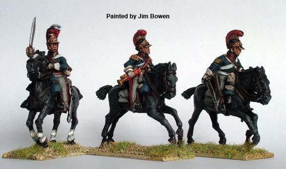 Perry Miniatures Napoleonic British Household Cavalry Command Galloping 28mm Scale Metal Figures