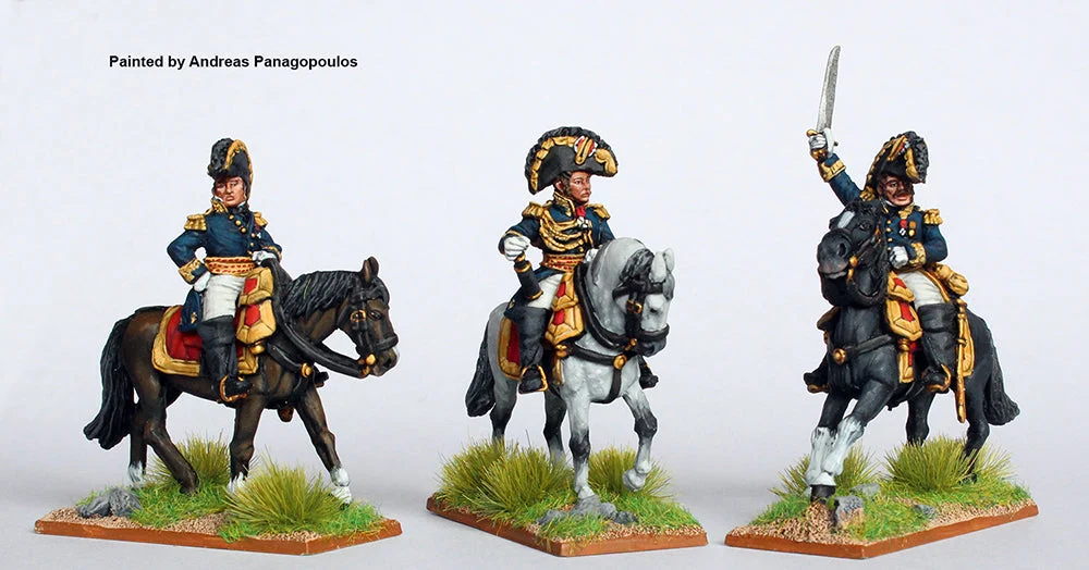 Perry Miniatures Napoleonic French Imperial Guard Commanders Mounted 28mm Scale Metal Figures