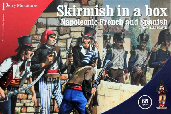 Perry Miniatures Skirmish In A Box: Napoleonic French and Spanish 28mm Scale Plastic Figures