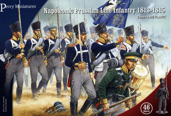 Perry Miniatures Napoleonic Prussian Line Infantry 1813–1815 28mm Scale Plastic Figures