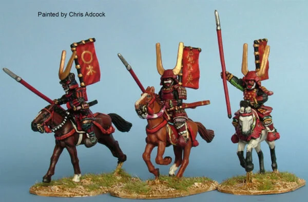 Perry Miniatures Samurai (1550–1615) Mounted “Red Devils” 28mm Scale Metal Figures