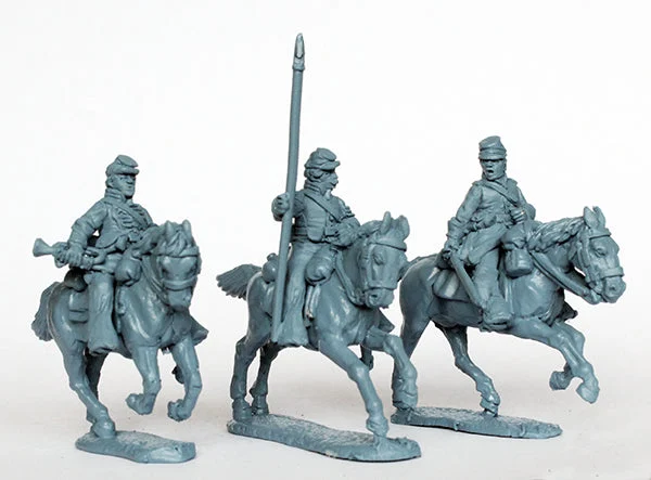 Perry Miniatures American Civil War Union Cavalry Command Galloping 28mm Metal Figures