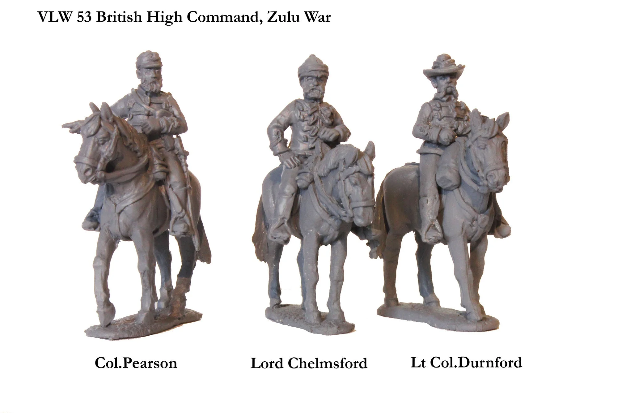 Perry Miniatures Victoria’s Little Wars Zulu War British High Command 28mm Metal Figures