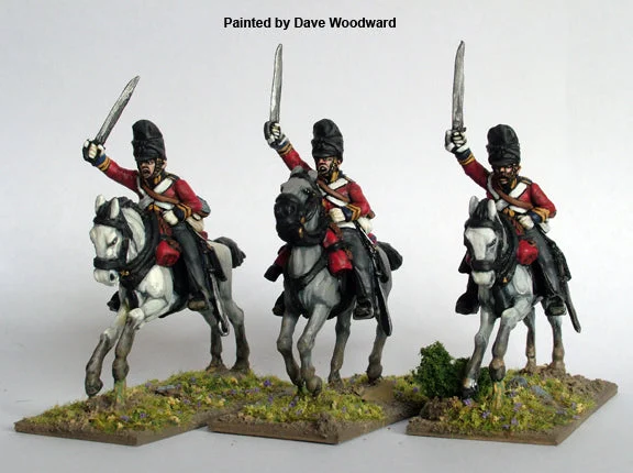 Perry Miniatures Napoleonic British Scots Greys Charging 28mm Scale Model Metal Figures