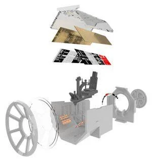 Paragrafix Gun Ports for MPC Millennium Falcon Kit