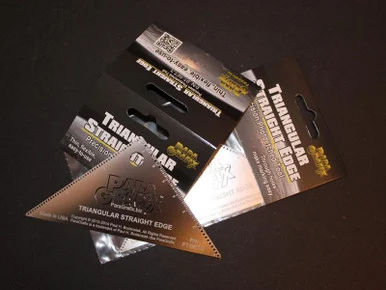 Paragrafix 3 inch Triangular Straight Edge