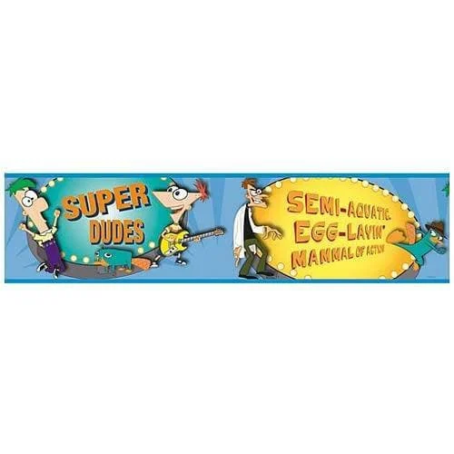 Phineas and Ferb Peel and Stick Border - Roommates