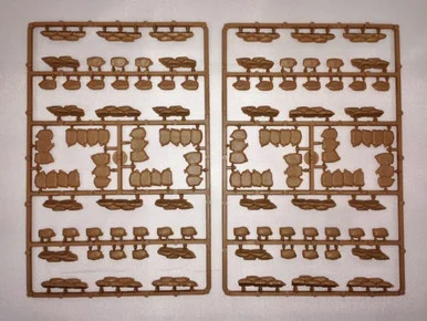 SCENERY: 28mm Sandbags (Single frame pack ) - RENRNSANDB1