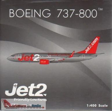 PHX04260 1:400 Phoenix Model Jet2 Boeing 737-800(W) Reg #G-JZBM (pre-painted/pre-built)