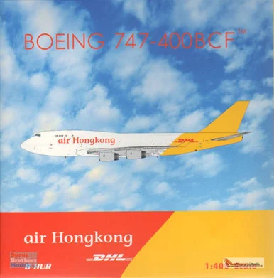 PHX04342 1:400 Phoenix Model air Hong Kong / DHL Boeing 747-400BCF Reg #B-HUR (pre-painted/pre-built)