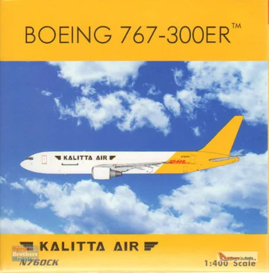 PHX04373 1:400 Phoenix Model Kalitta Air DHL B767-300ER Reg #N760CK (pre-painted/pre-built)