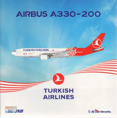 PHX04436 1:400 Phoenix Model Turkish Airlines Airbus A330-200 Reg #TC-JNB (pre-painted/pre-built)