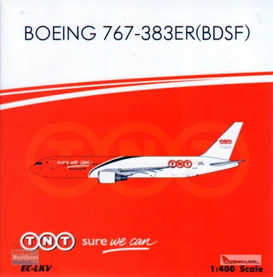 PHX04486 1:400 Phoenix Model TNT Boeing 767-383ER(BDSF) Reg #EC-LKV (pre-painted/pre-built)