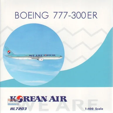 PHX04561 1:400 Phoenix Model Korean Air Boeing 777-300ER Reg #HL7203 'We Are Our Pride'(pre-painted/pre-built)