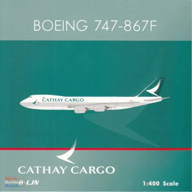 PHX04575 1:400 Phoenix Model Cathay Cargo B747-8F Reg #B-LJN (pre-painted/pre-built)
