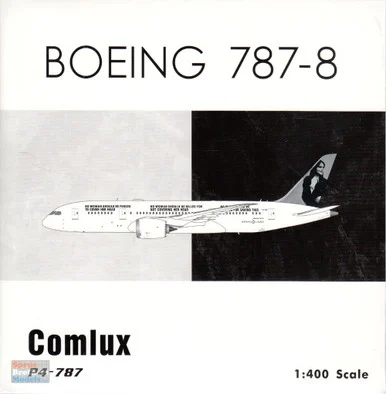 PHX04584 1:400 Phoenix Model Comlux B787-8 Reg #P4-787 (pre-painted/pre-built)