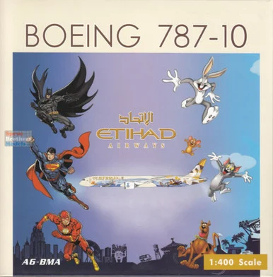 PHX04608 1:400 Phoenix Model Eithad Airways B787-10 Reg #A6-BMA Special Livery (pre-painted/pre-built)