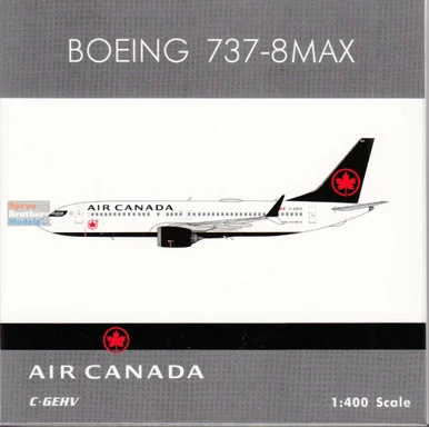 PHX04633 1:400 Phoenix Model Air Canada B737 Max8 Reg #C-GEHV (pre-painted/pre-built)