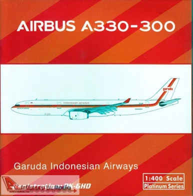 PHX11524 1:400 Phoenix Model Garuda Indonesian Airways Airbus A330-300 Reg #PK-GHD (pre-painted/pre-built)