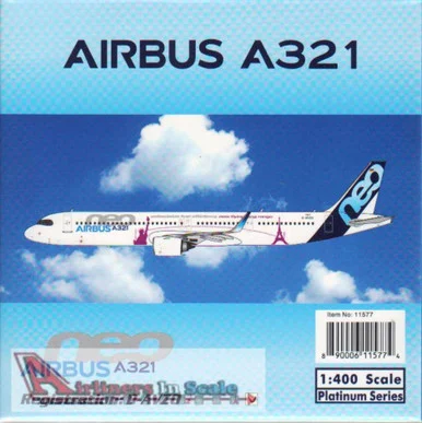 PHX11577 1:400 Phoenix Model Airbus A321neo Reg #D-AVZO (pre-painted/pre-built)