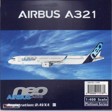 PHX11578 1:400 Phoenix Model Airbus A321neo Reg #D-AVXA (pre-painted/pre-built)