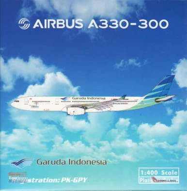 PHX11634 1:400 Phoenix Model Garuda Indonesia Airbus A330-300 Reg #PK-GPY (pre-painted/pre-built)