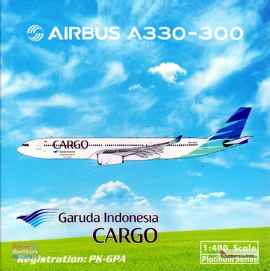 PHX11697 1:400 Phoenix Model Garuda Indonesia Cargo Airbus A330-300 Reg #PK-GPA (pre-painted/pre-built)