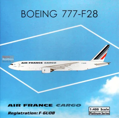 PHX11717 1:400 Phoenix Model Air France Cargo B777-F28 Reg #F-GUOB (pre-painted/pre-built)