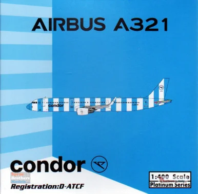 PHX11755 1:400 Phoenix Model Condor Airbus A321 Reg #D-AIAF 'Sea' (pre-painted/pre-built)