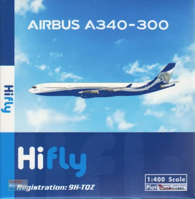 PHX11771 1:400 Phoenix Model HiFly Airbus A340-300 Reg #9H-TQZ (pre-painted/pre-built)