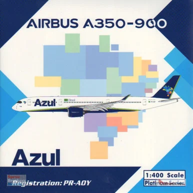 PHX11775 1:400 Phoenix Model Azul Brazilian Airlines A350-900 Reg #PR-AOY (pre-painted/pre-built)