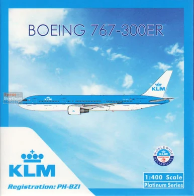 PHX11779 1:400 Phoenix Model KLM Boeing 767-300ER Reg #PH-BZI (pre-painted/pre-built)