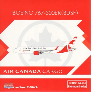 PHX11785 1:400 Phoenix Model Air Canada Cargo B767-300ER(BDSF) Reg #C-GHLV (pre-painted/pre-built)