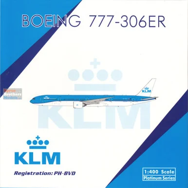 PHX11978 1:400 Phoenix Model KLM B777-300ER Reg #PH-BVD (pre-painted/pre-built)