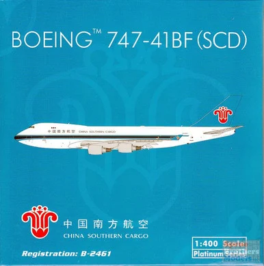 PHX1612 1:400 Phoenix Model China Southern Cargo Boeing 747-41BF(SCD) REG #B-2461 (pre-painted/pre-built)
