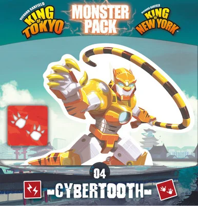 IELLO 51637 King of Tokyo Monster Pack 4: Cybertooth - Iello Games