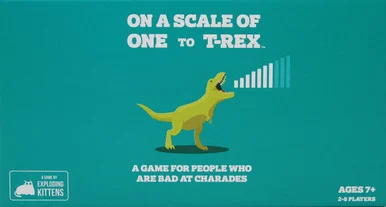 Exploding Kittens Games TREXCORE1 On a Scale of One to T-Rex