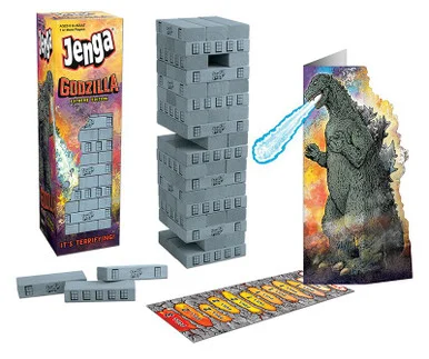 USAopoly USOJA133710 Jenga: Godzilla Extreme Edition