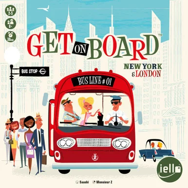 IELLO GOBNL Get On Board: New York & London - Iello Games