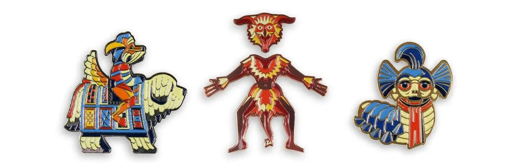 Labyrinth Enamel Pin Set - DKNG