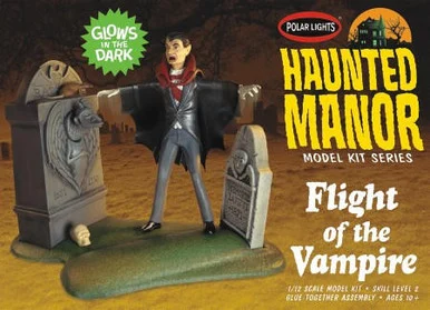 1/12 Polar Lights Haunted Manor Flight of the Vampire Glow-in-the-Dark Diorama Set