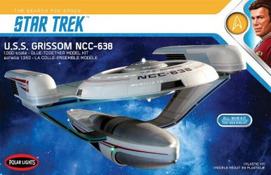1/350 Polar Lights Star Trek USS Grissom Plastic Model Kit