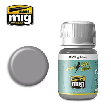 AMM1600 - Panel Line Wash: Light Grey