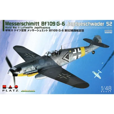 1/48 Platz WWII Luftwaffe Messerschmitt Bf-109 G-6 52nd Fighter Wing