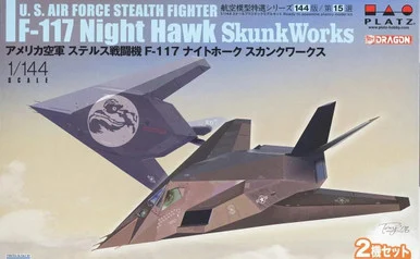 1/144 Platz F-117 Night Hawk Skunk Works (2in 1)
