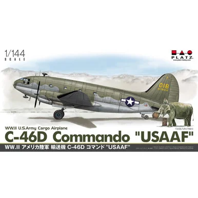 1/144 Platz WWII US Army Cargo Airplane C-46D Commando USAAF