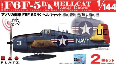 1/144 Platz F6F-5D/K HELLCAT TARGET DRONE USN