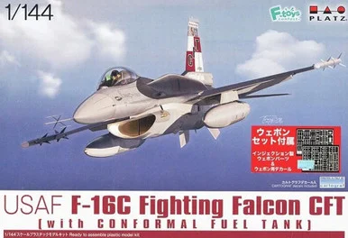 1/144 Platz USAF F-16C Fighting Falcon CFT with CONFORMAL FUEL TANK