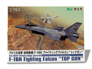 1/144 Platz US NAVY Virtual Enemy Aircraft F-16N Fighting Falcon TOP GUN